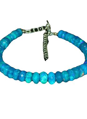 复古天然埃塞俄比亚火蛋白石手链