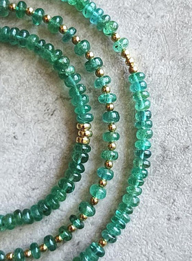 女天然翡翠华丽真正宝石手链串珠