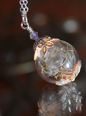 手作代购琉璃镀金项链黄色夜光