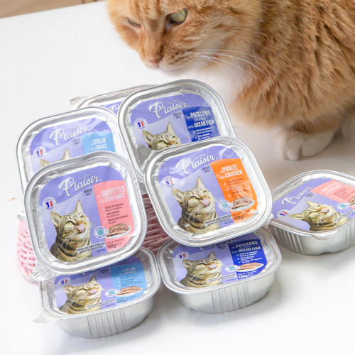 仁可宠物普莱喜猫罐头进口无谷主食罐成猫营养湿粮肉酱餐盒100g-图0