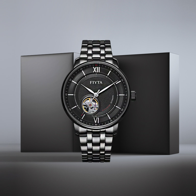 飞亚达镂空自动防水钢带潮流机械表 飞亚达国产腕表