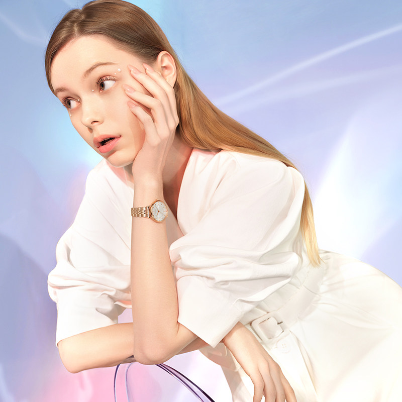 飞亚达倾城系列女石英表简约小绿表 飞亚达国产腕表