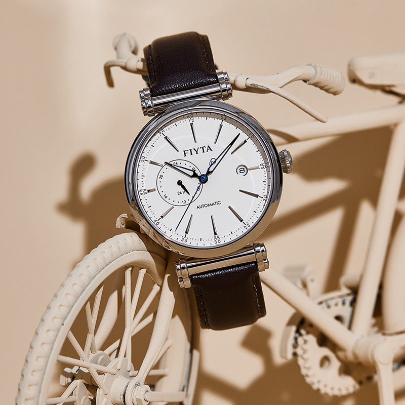 专柜同款飞亚达防水皮带复古机械表 飞亚达国产腕表