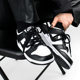 Nike Black and White Panda Dunk Shoes