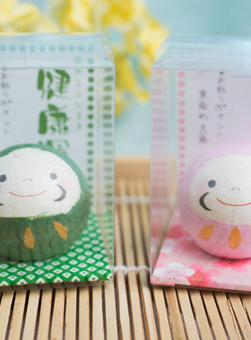 日本京都龙虎作开运招福达摩摆件