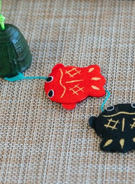 日本进口京都龙虎作夏日小清新金鱼铜风铃 日式挂件生日结婚送礼