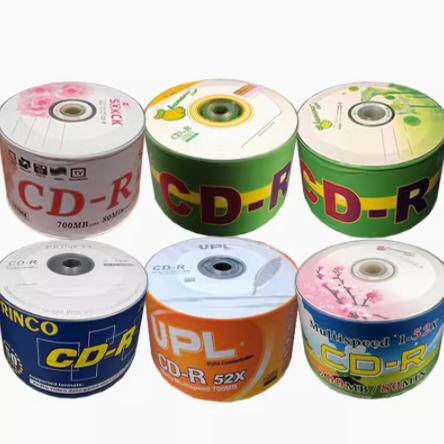 香蕉cd空白光盘日胜CD-R空光碟700mb空碟50片装MP3车载音乐刻录盘 - 图2