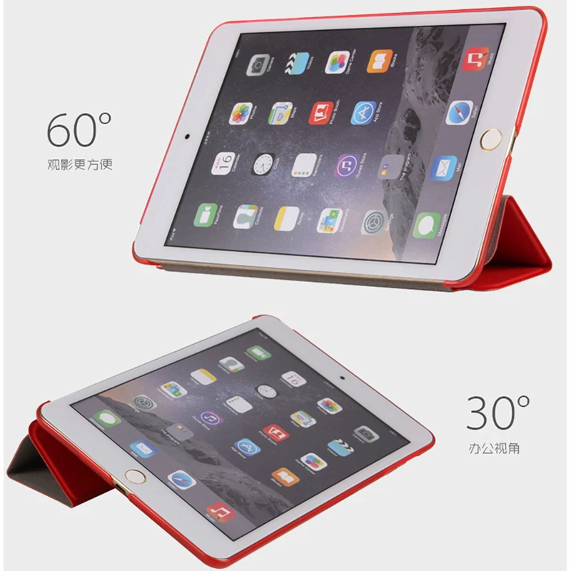Suitable for Apple iPad9 tablet protective leather case mini7 shell sleep AIR1/2 flip cover Pro thin 9.7