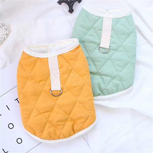 Домашние животные осень и зимняя одежда Тедди щенка хлопчатобумаж