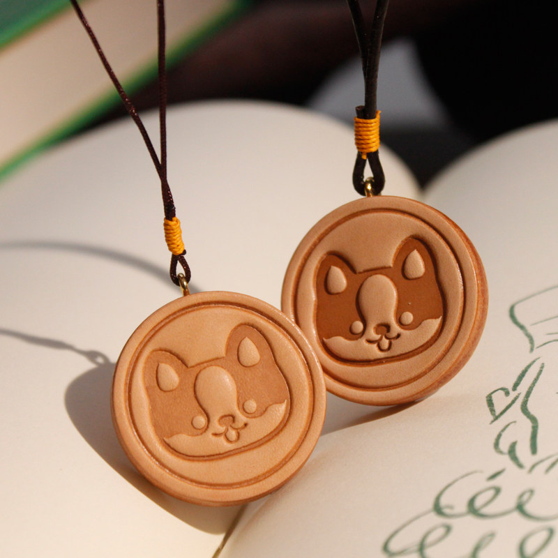 cike猫猫狗狗头层牛皮植鞣革车钥匙扣手帐手机挂饰包挂件手工制作,淘宝优惠券,粉丝福利购,淘宝优惠卷