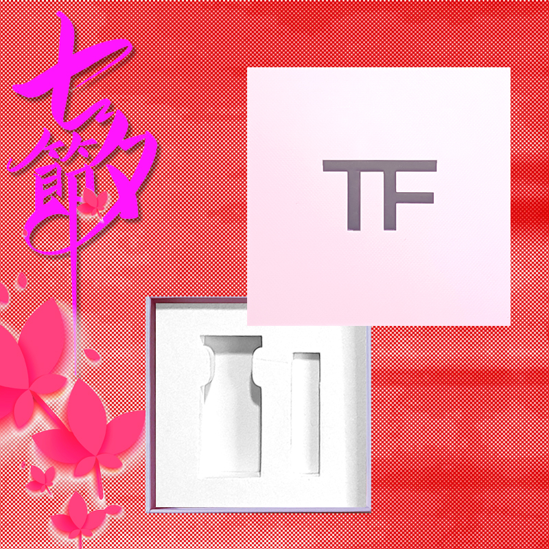 【情人节礼盒】tf香水口红礼盒专柜正版高定细管唇膏空礼品盒-图0