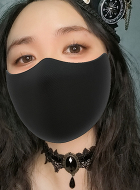 暗黑洛丽塔Lolita朋克哥特黑宝石水滴lo项链锁骨饰品