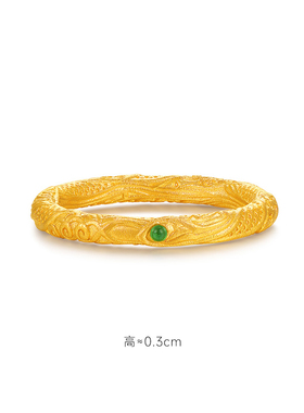 哪吒乾坤圈戒指男女款金包银魔童闹海古法素圈指环情侣对戒送女友