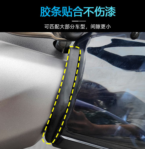 踏板摩托车手把挡风护手罩afr125s裂行uy巧格i鸿ncr车把风挡改装f - 图2