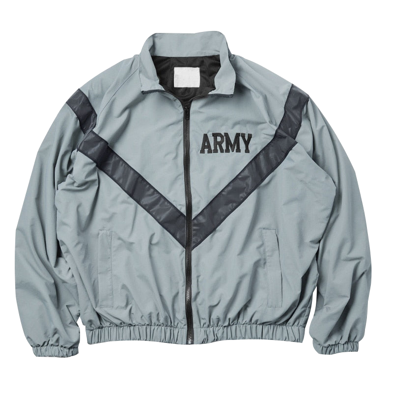 美军公发原品ARMY IPFU体能训练服外套PT夹克灰色复古工装训练裤 - 图3