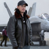 American alpha ALPHA G1 genuine leather jacket pilot leather jacket jacket mens headlayer genuine leather locomotive clothes