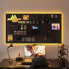 Gaming room hole board shelf atmosphere light strip decoration