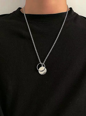 王一博同款指环男士配饰吊坠项链