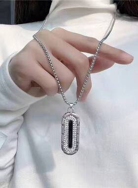 日韩小香风项链女时尚简约水晶