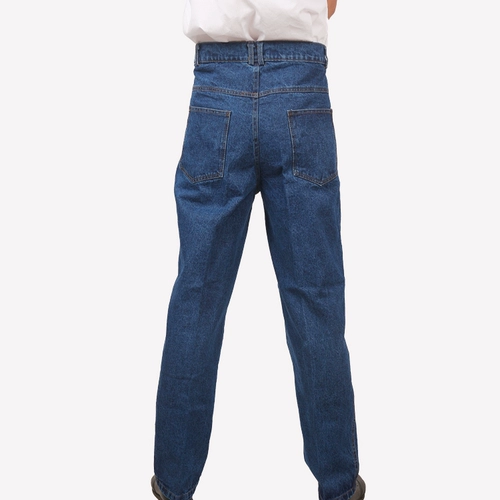 Хлопковые рабочие джинсы с начесом, износостойкие мужские штаны, оверсайз