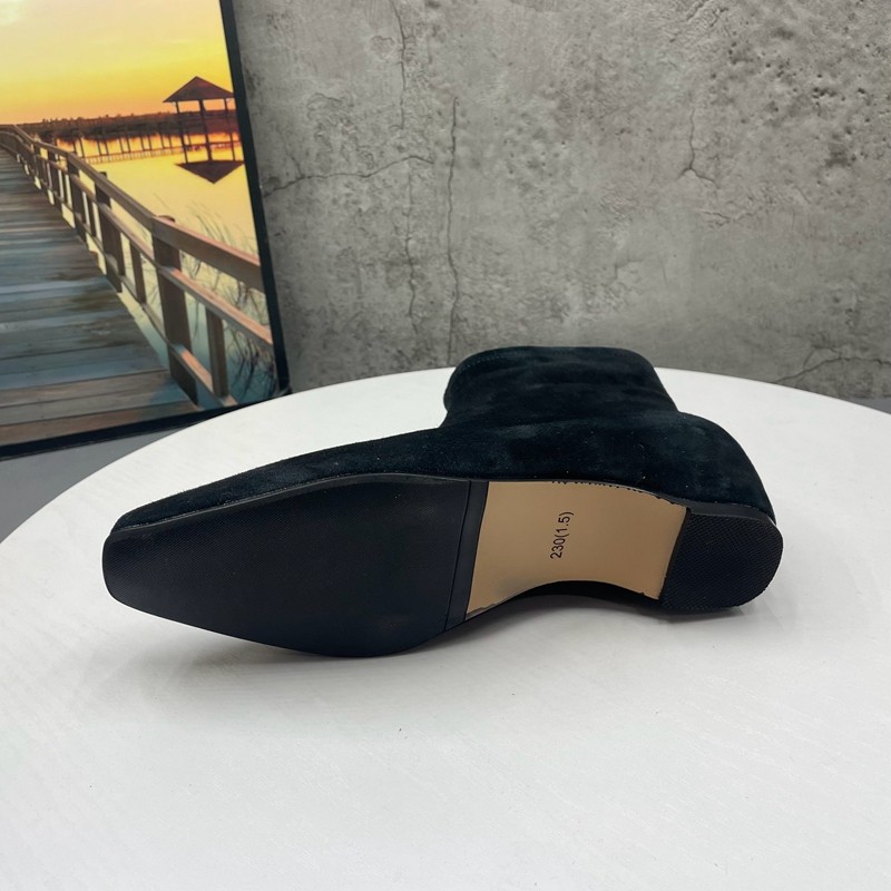 撤柜断码2025秋冬季新款方头侧拉链低跟瘦瘦靴弹力靴优雅加绒短靴,淘宝优惠券,粉丝福利购,淘宝优惠卷