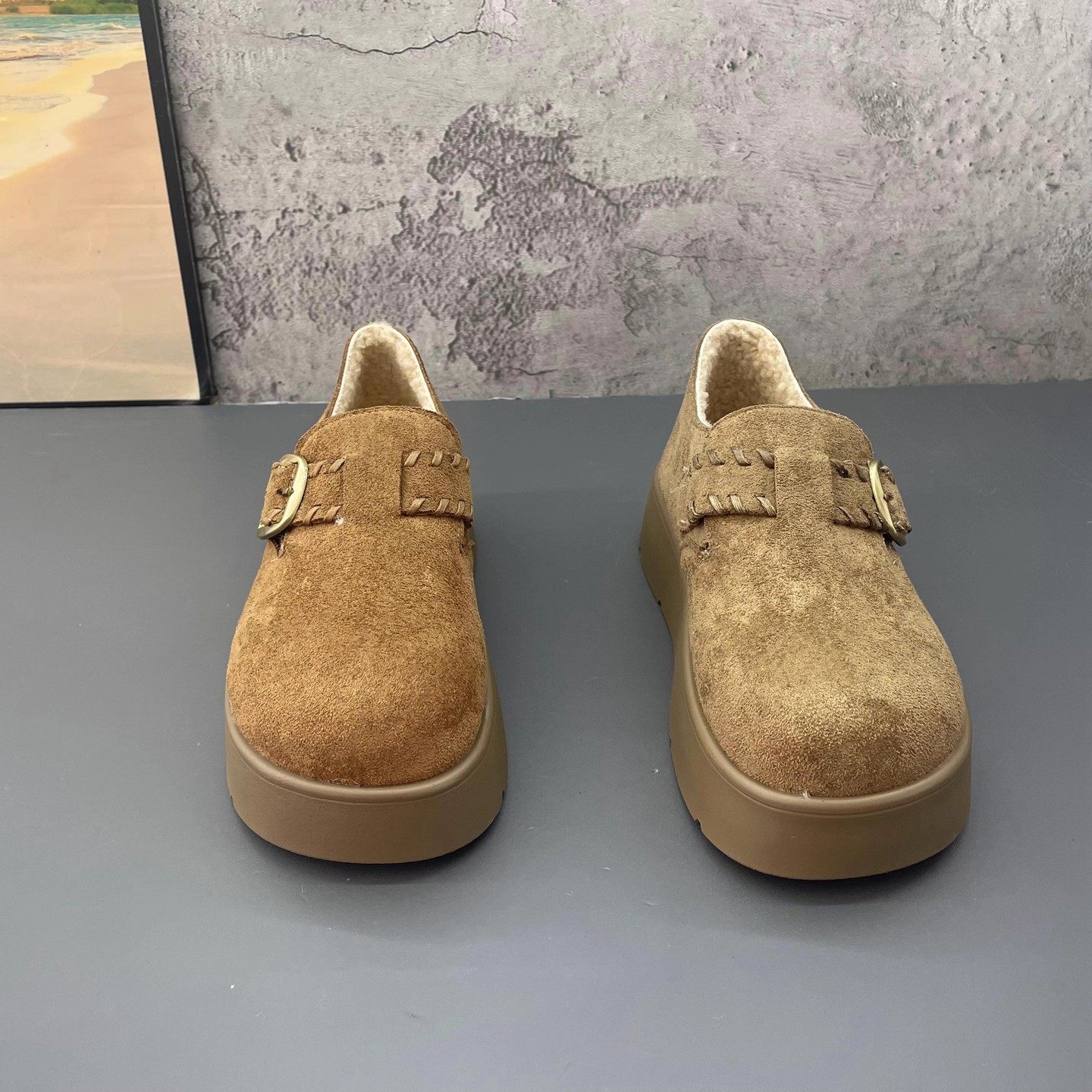 复古厚底增高勃肯鞋女2025年冬季女鞋新款加绒保暖棉鞋雪地靴冬鞋,淘宝优惠券,粉丝福利购,淘宝优惠卷