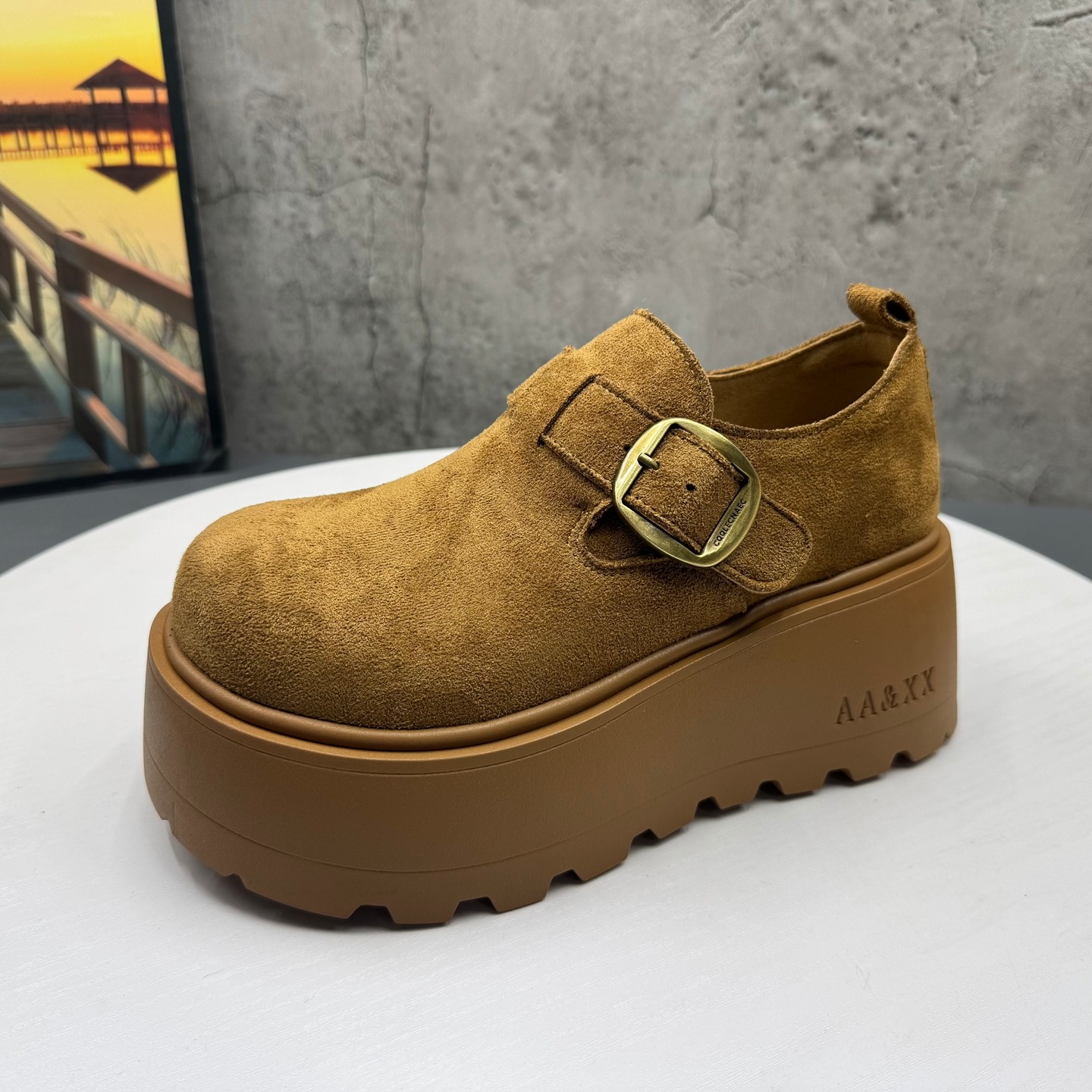 2026撤柜断码春季新款女鞋圆头套脚厚底增高复古勃肯鞋深口女单鞋,淘宝优惠券,粉丝福利购,淘宝优惠卷