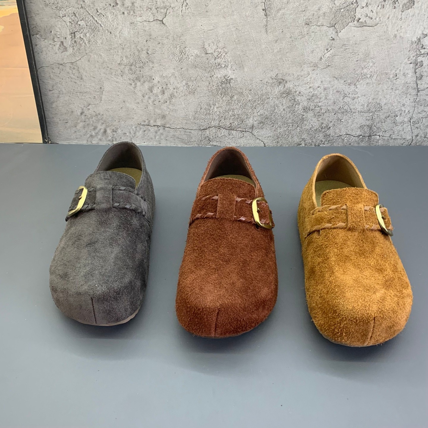 2025撤柜断码秋冬季新款女鞋牛反绒深口低帮爆款内增高勃肯鞋单鞋,淘宝优惠券,粉丝福利购,淘宝优惠卷