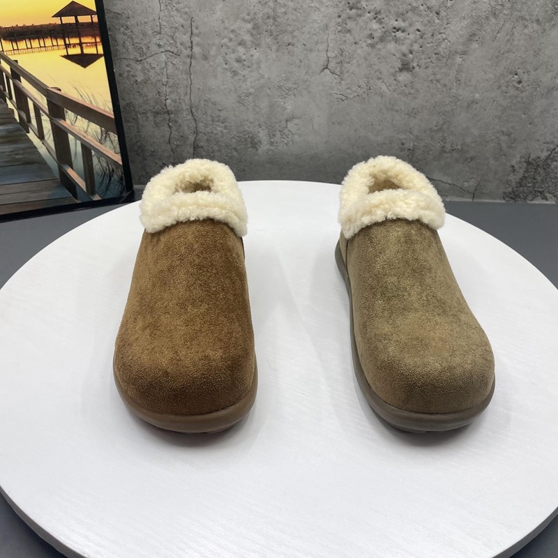 简约舒适保暖小土豆勃肯鞋2025秋冬季新款女鞋圆头套脚毛口女棉鞋,淘宝优惠券,粉丝福利购,淘宝优惠卷