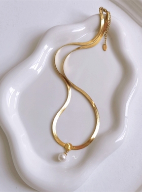 RUKL奥地利珍珠法式项链