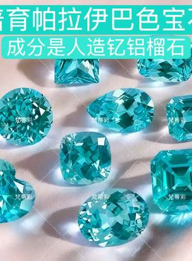 梵蒂彩莫桑石s925银镀金镶嵌