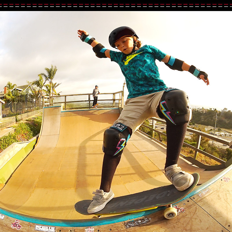 187 professional skateboard protective gear six-piece set