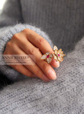 AnnieJewelry蝴蝶戒指