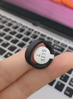 个性变形黑色编织钢丝戒指男潮流冷淡风钛钢食指闭口单身戒小众