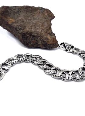 王一博同款豹纹手链钛钢朋克男潮