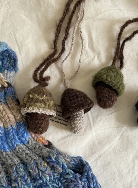 OneBlueNook马海毛手工毛衣链