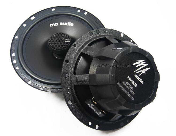 美国MA汽车音响喇叭同轴喇叭6.5寸车载全频中低高音环绕立体-图0
