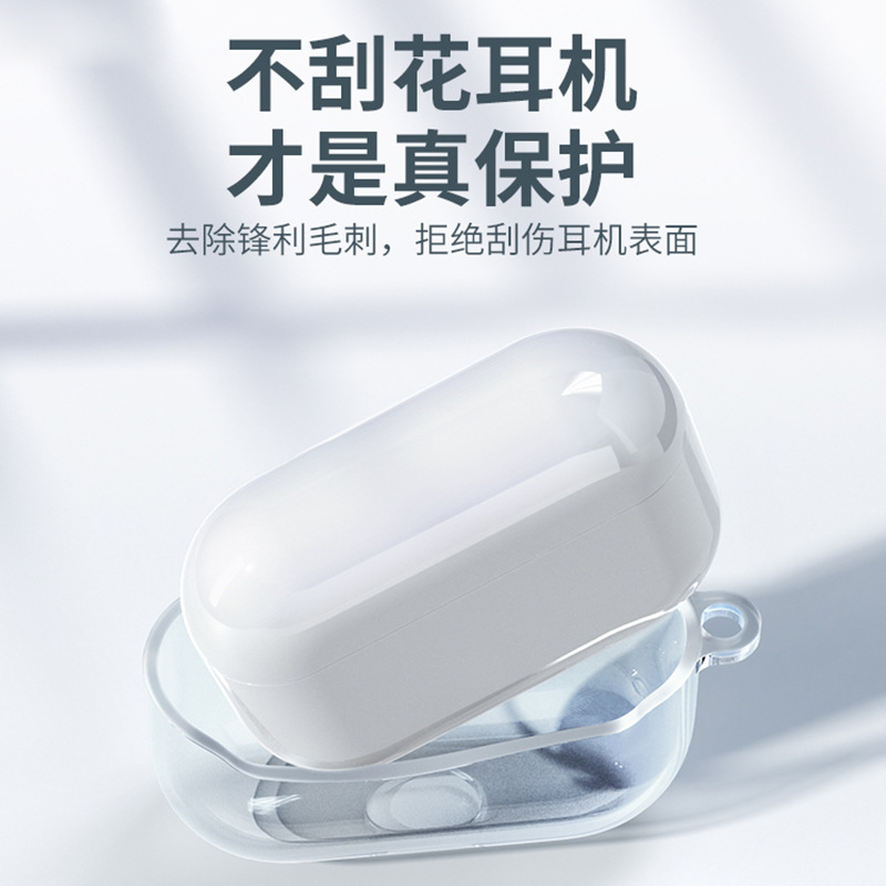 适用于苹果airpods 1/2/3代airPodsPro透明TPU软保护壳Podspro二代耳机壳新款三代保护套防摔创意小众原配壳 - 图2