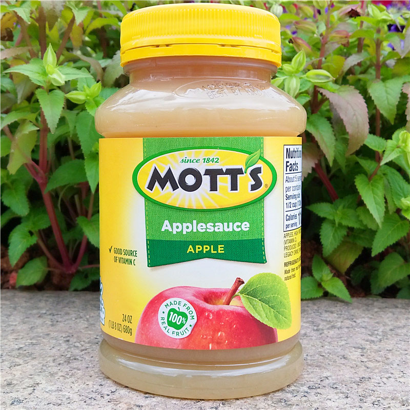 儿童宝宝辅食果酱苹果酱水果泥无添加含维生素 motts apple sauce - 图2