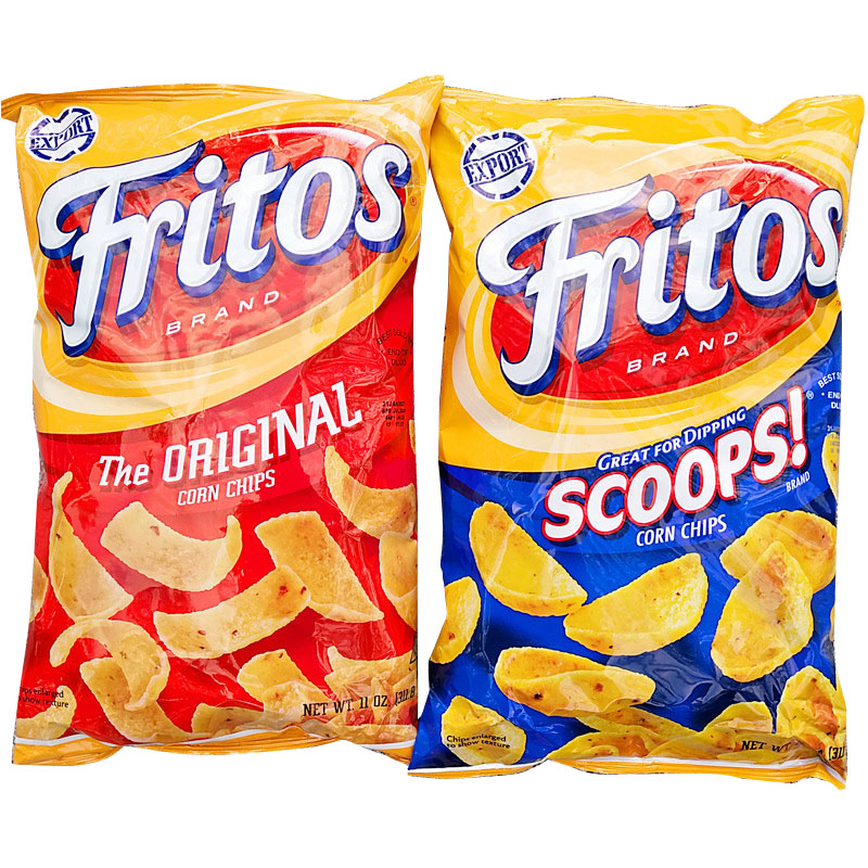 芙乐多勺形原味玉米片零食即食膨化粗粮FRITOS SCOOPS CORN CHIPS-图3