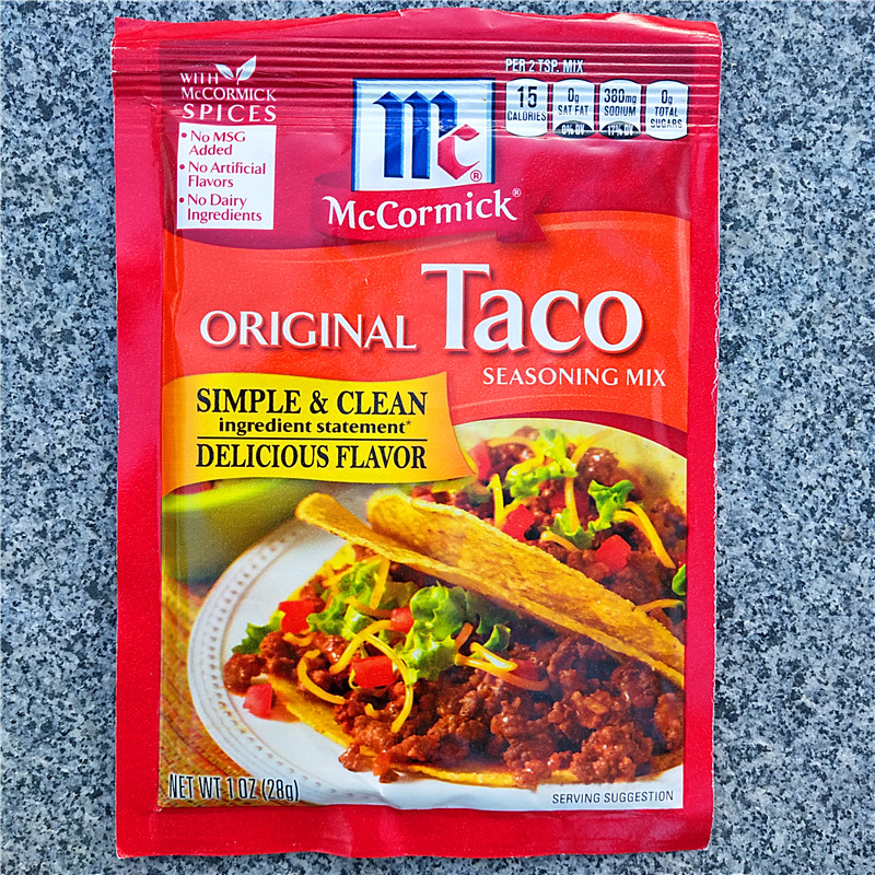 美国玉米卷饼调味料肉馅料调料粉McCormick TACO SEASONING MIX - 图2