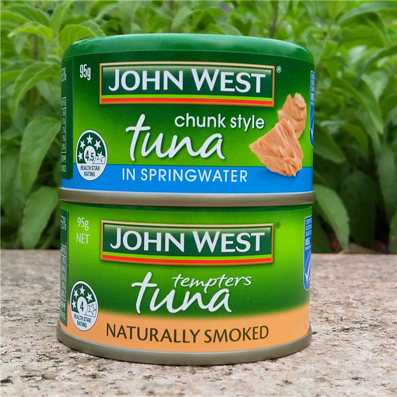 西部约翰水浸金枪鱼烟熏吞拿鱼罐头沙拉三明治佐餐JOHN WEST TUNA - 图1