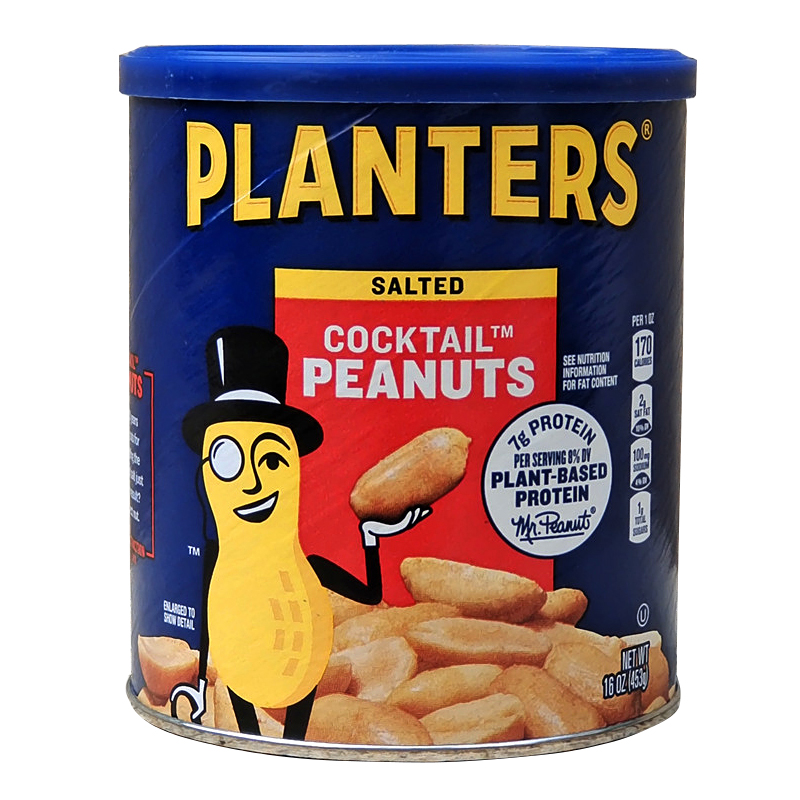 绅士原味鸡尾花生咸味花生米即食坚果PLANTER COCKTAIL PEANUTS-图2