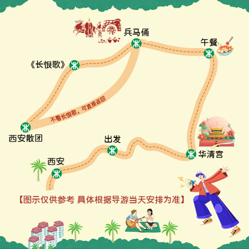 可选6~15人小团|兵马俑一日游华清宫西安旅游门票纯玩可驼铃传奇 - 图1