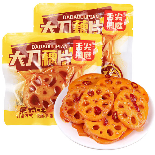 湖南特产舌尖洞庭香辣大刀萝卜干脆藕片黄瓜开胃酱腌菜麻辣下饭菜 - 图0