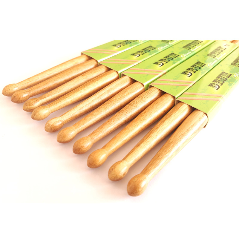 鼓棒小军鼓电子鼓5a实木竹质架子鼓 精选楠竹制作 鼓棒结实耐用 缘乐坊乐器专营店 淘优券