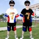 Boys summer short-sleeved suit sports