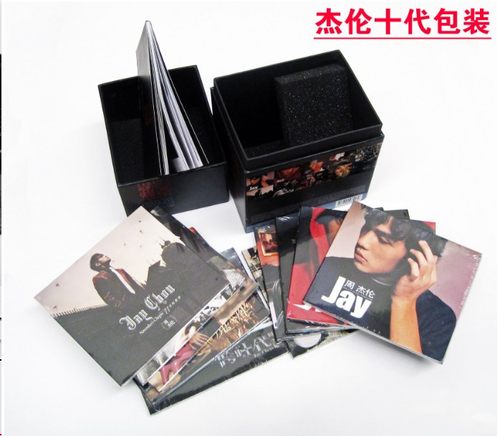正版碟片光盘 JAY杰伦十代周杰伦全集14张专辑CD+写真歌词本-图1