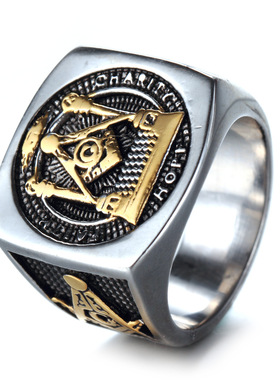 光明会全视之眼黑手党戒指男款