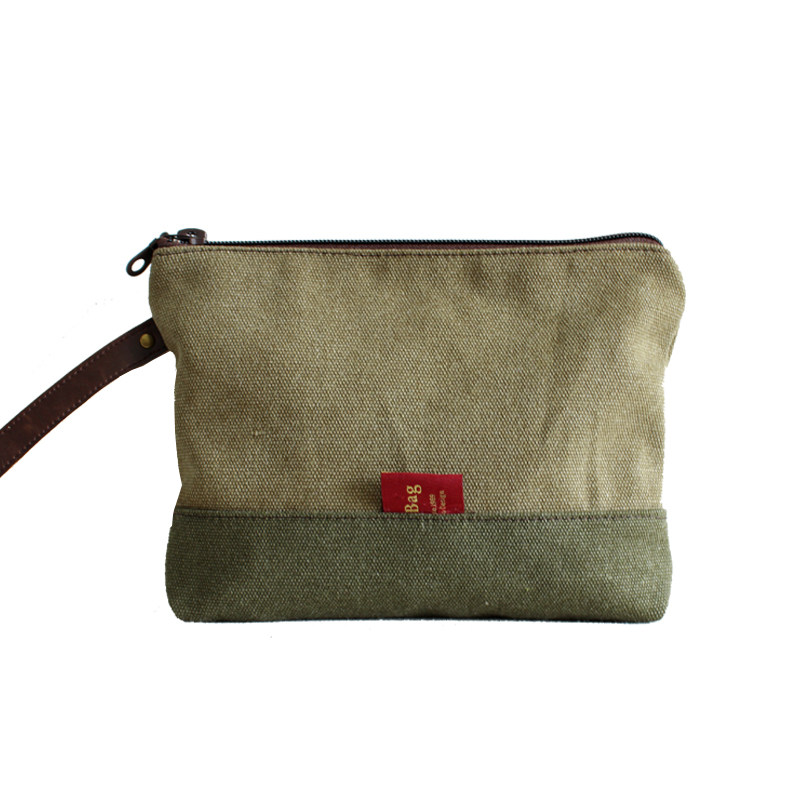 sobag原创设计复古帆布零钱手拎包简约长款拉链小手包百搭硬币包,淘宝优惠券,粉丝福利购,淘宝优惠卷